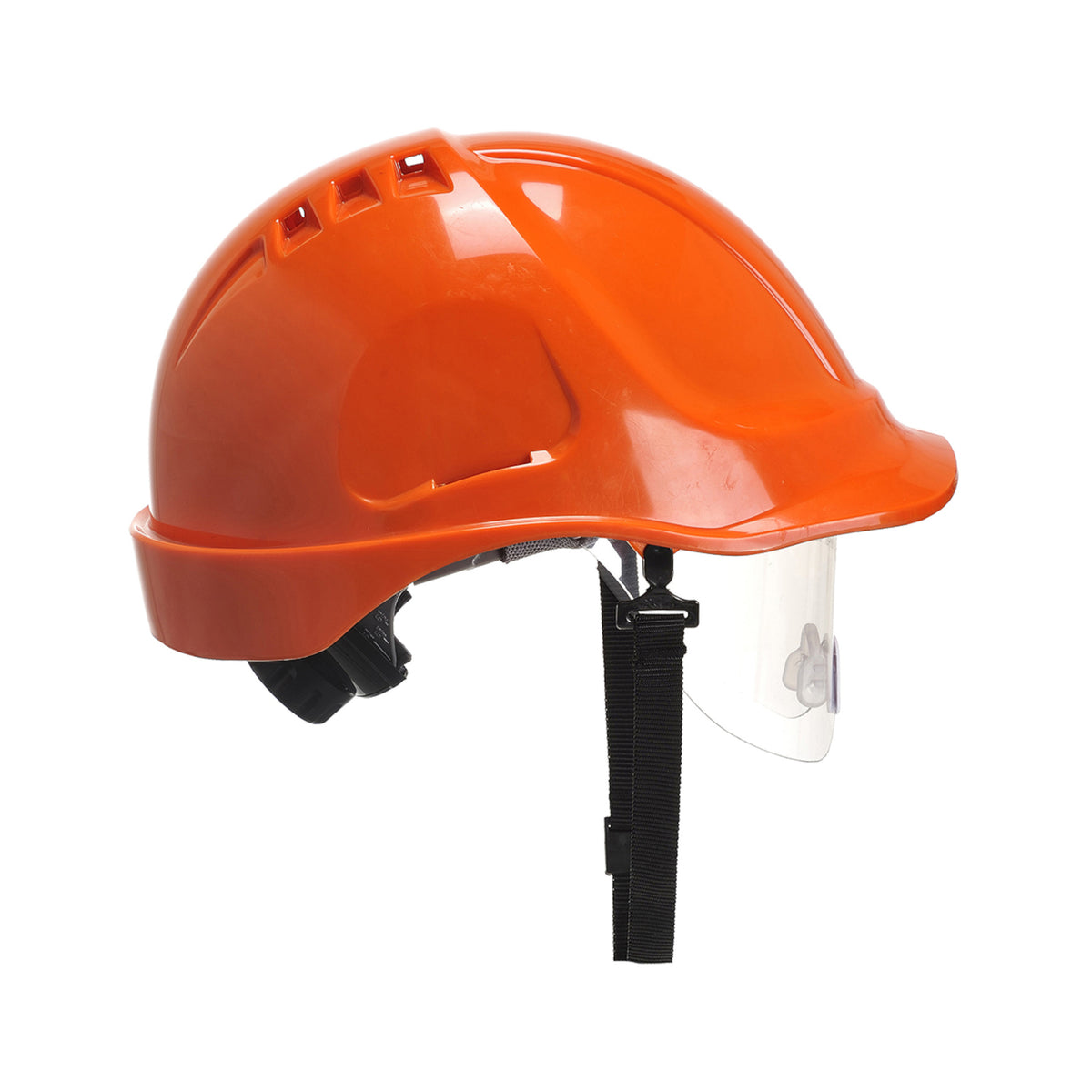 Arbeitsschutz-Helm PW55 mit einziehbarem Visier - A+S Technigro Arbeitsschutz und Sicherheit GmbH