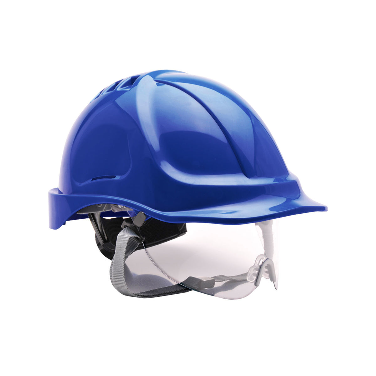 Arbeitsschutz-Helm PW55 mit einziehbarem Visier - A+S Technigro Arbeitsschutz und Sicherheit GmbH