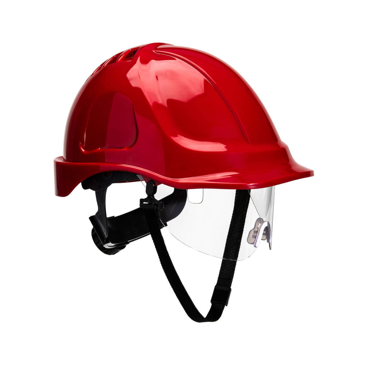 Arbeitsschutz-Helm PW55 mit einziehbarem Visier - A+S Technigro Arbeitsschutz und Sicherheit GmbH