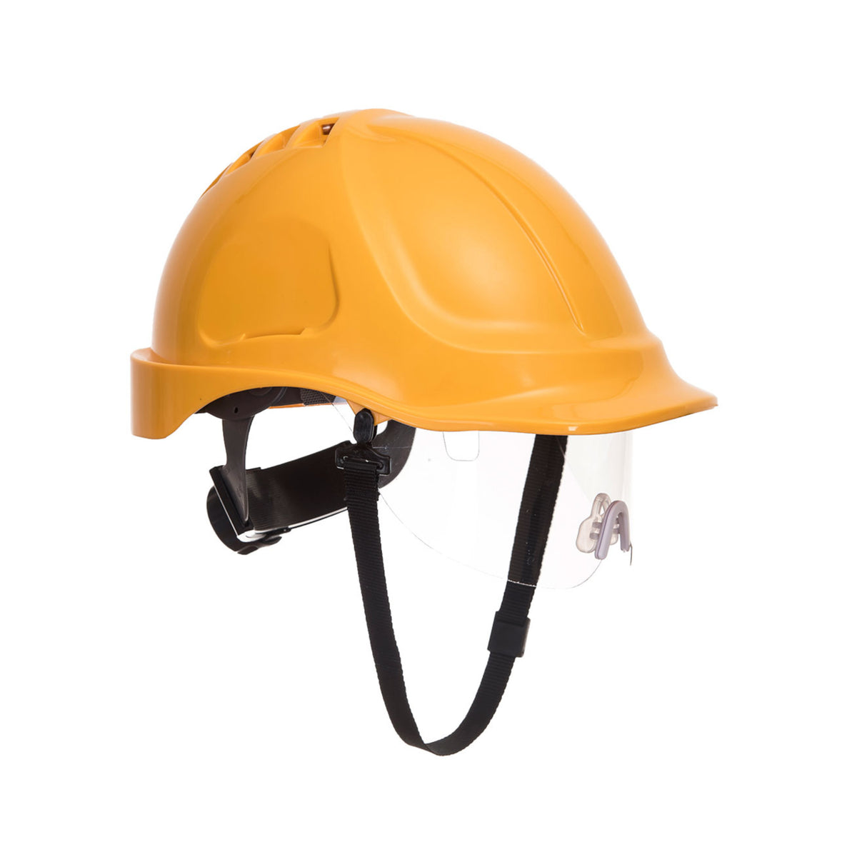 Arbeitsschutz-Helm PW55 mit einziehbarem Visier - A+S Technigro Arbeitsschutz und Sicherheit GmbH