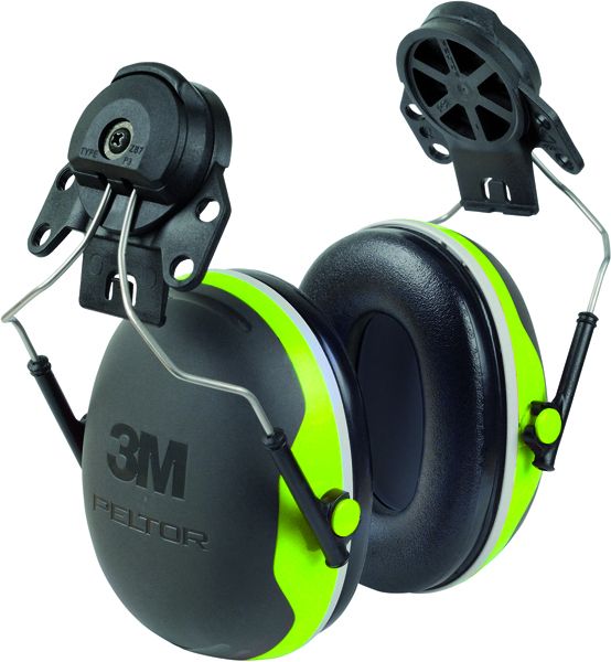 Kapselgehörschutz X4P3, fluoreszierend gelb/grün, Adapter für Peltorhelme - A+S Technigro Arbeitsschutz und Sicherheit GmbH