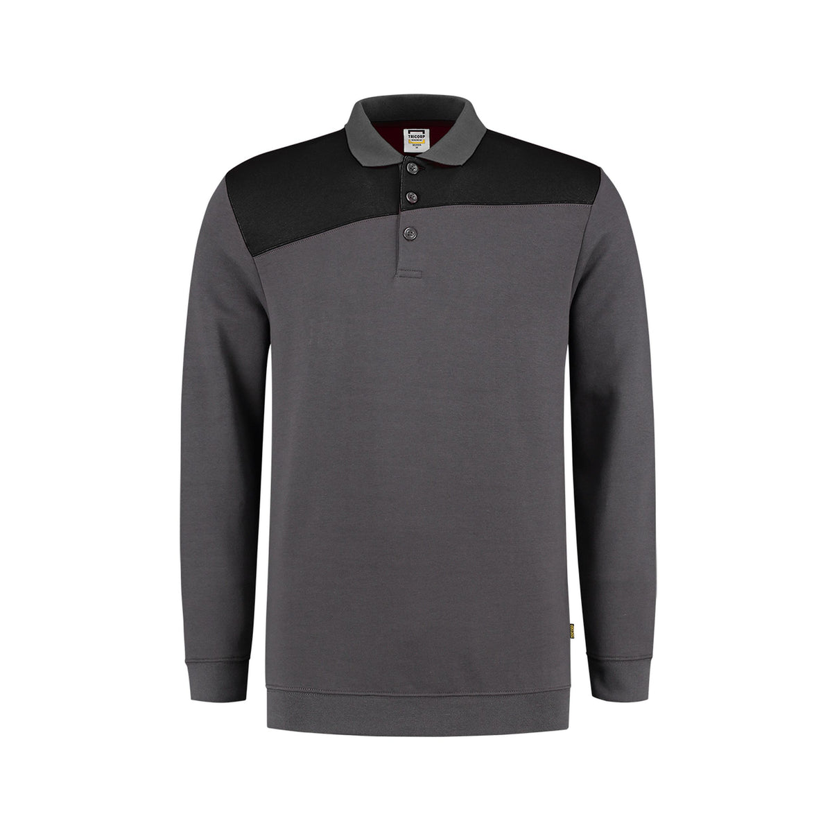 Sweatshirt Polokragen Bicolor Quernaht - A+S Technigro Arbeitsschutz und Sicherheit GmbH
