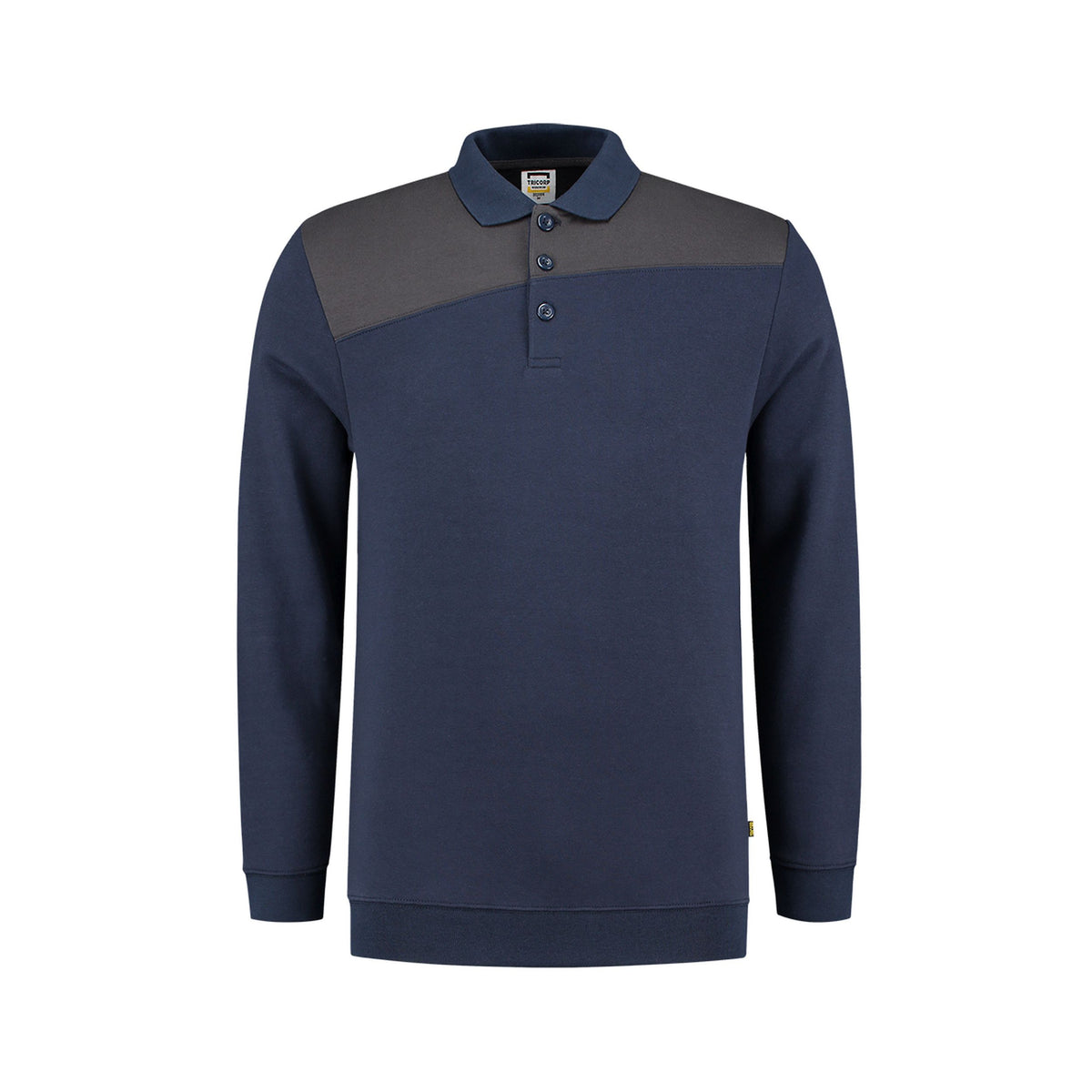 Sweatshirt Polokragen Bicolor Quernaht - A+S Technigro Arbeitsschutz und Sicherheit GmbH