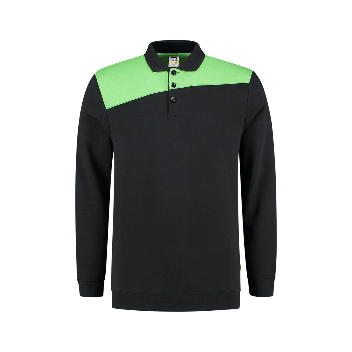 Sweatshirt Polokragen Bicolor Quernaht - A+S Technigro Arbeitsschutz und Sicherheit GmbH
