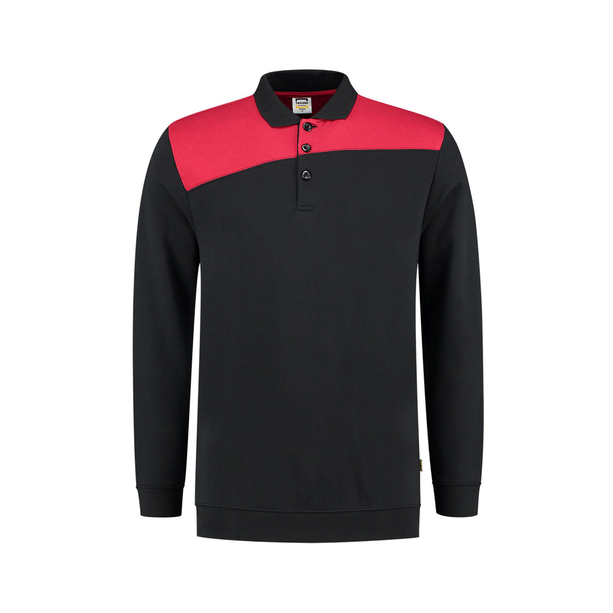 Sweatshirt Polokragen Bicolor Quernaht - A+S Technigro Arbeitsschutz und Sicherheit GmbH