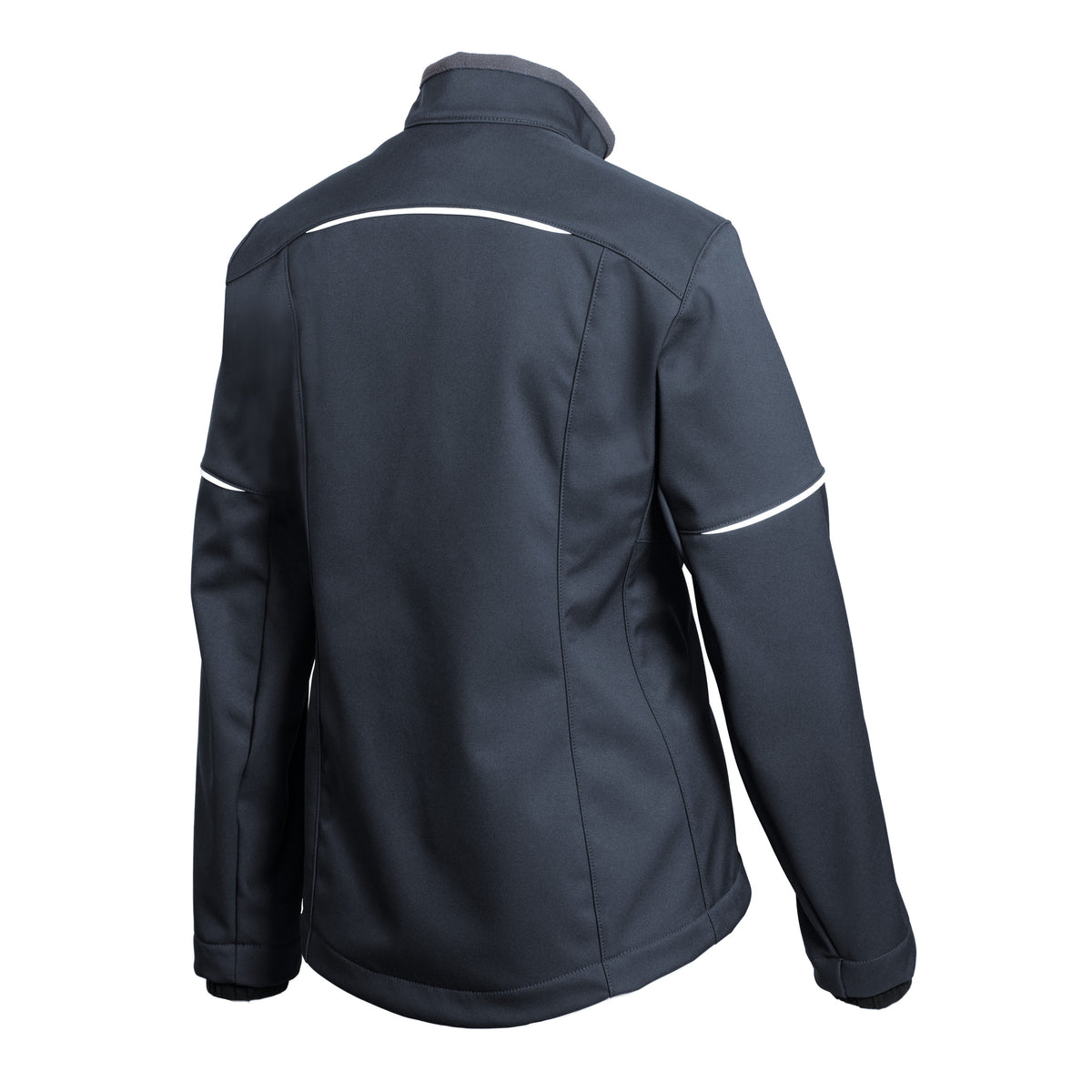 Damen-Softshelljacke BP® 1878 – anthrazit, Rückansicht
