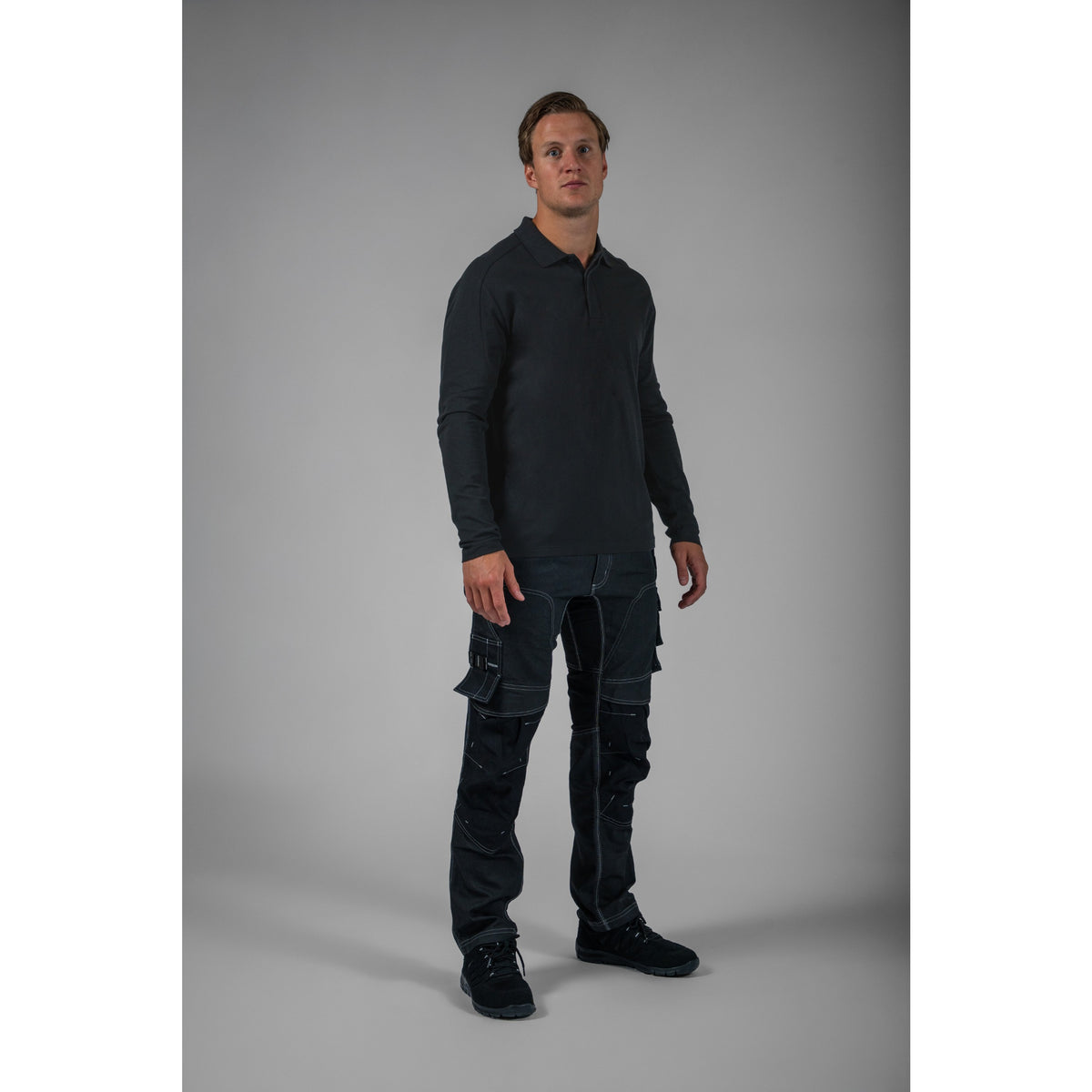 Long-Sleeve Polo Shirt Redefined 206105