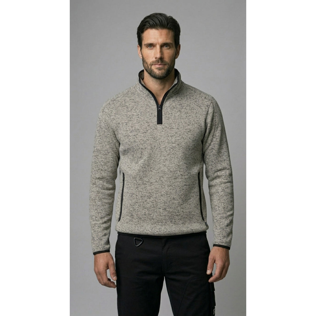 1/4-Zip-Strickfleecejacke Redefined 306117