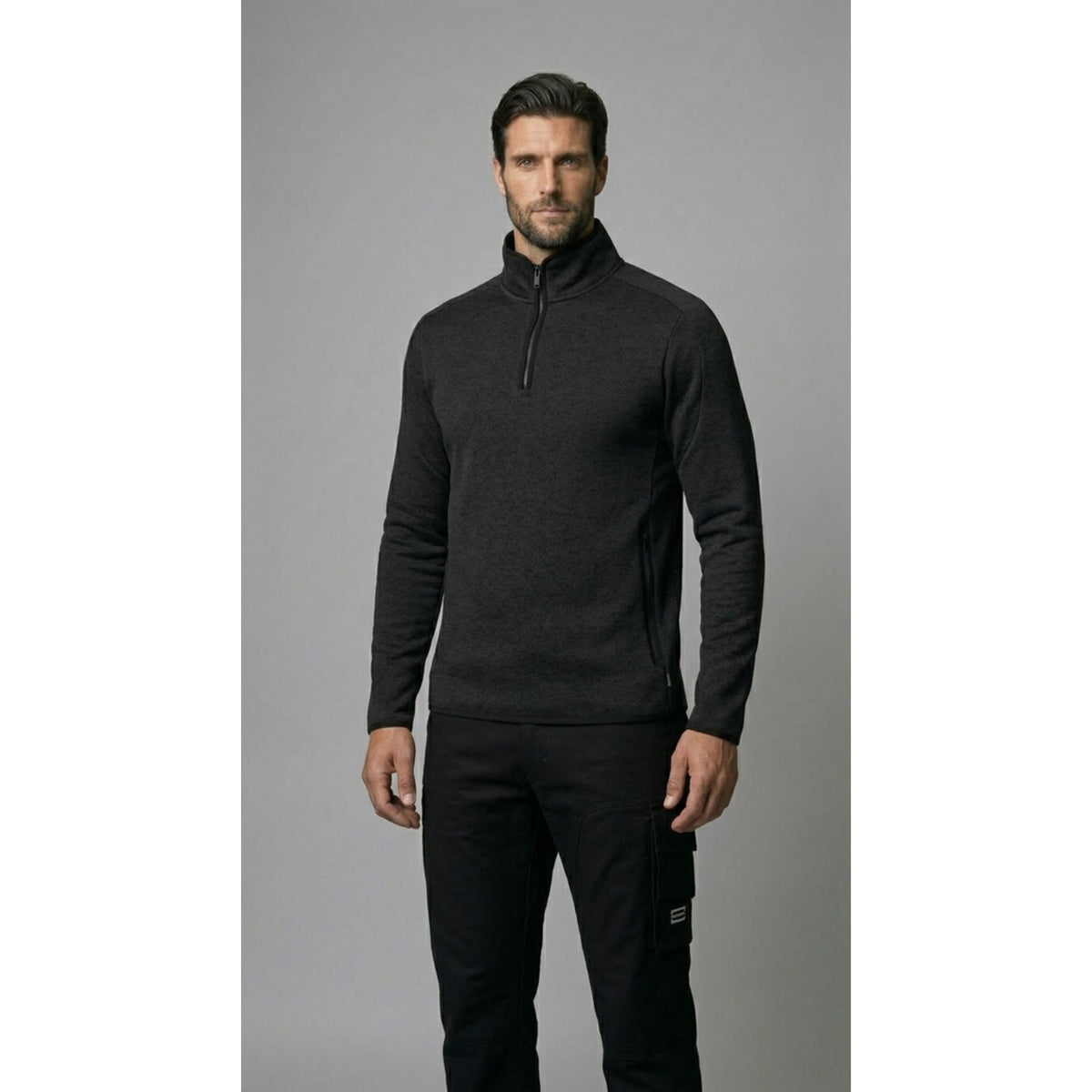 1/4-Zip-Strickfleecejacke Redefined 306117
