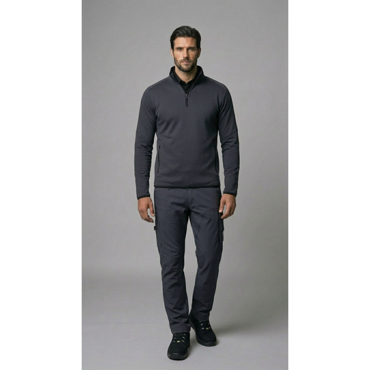 Technische 1/4-Zip-Fleecejacke Redefined 306118