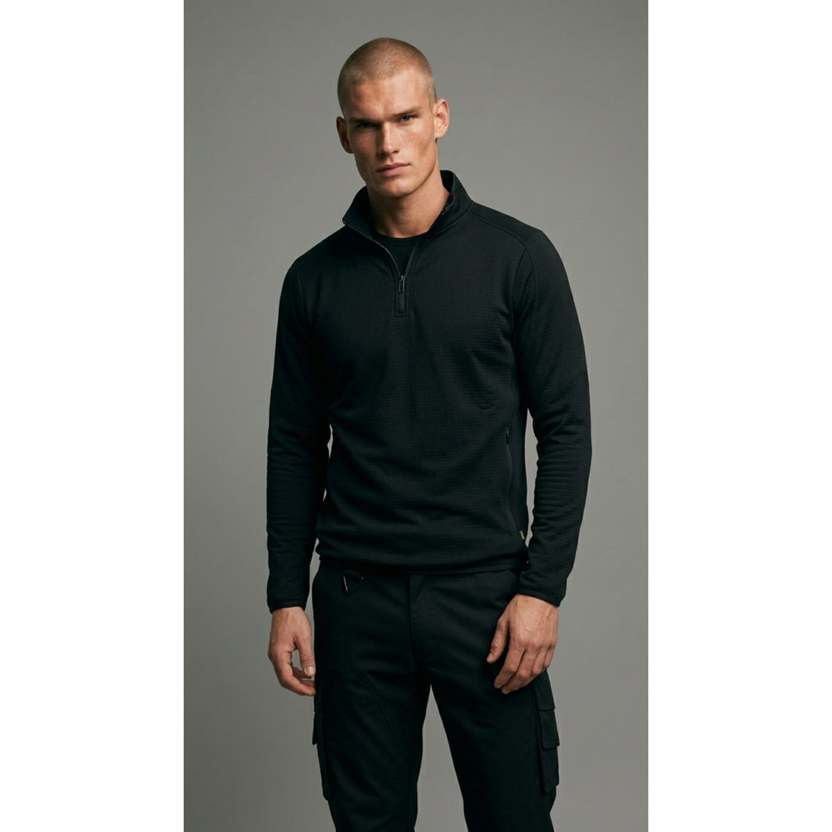 Technische 1/4-Zip-Fleecejacke Redefined 306118