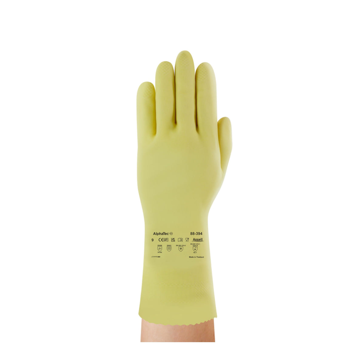 Schutzhandschuh aus Naturlatexkautschuk Ansell 88-394 ALPHATEC®