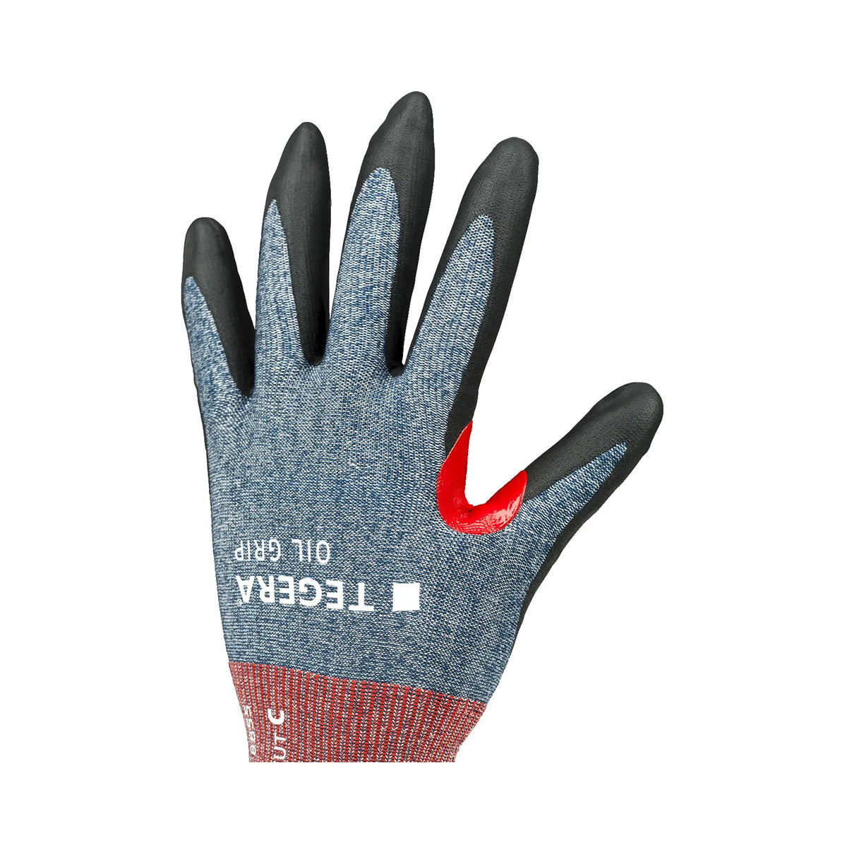 Touchscreen-fähiger Schnittschutzhandschuh Kl. C TEGERA Oil Grip 8855