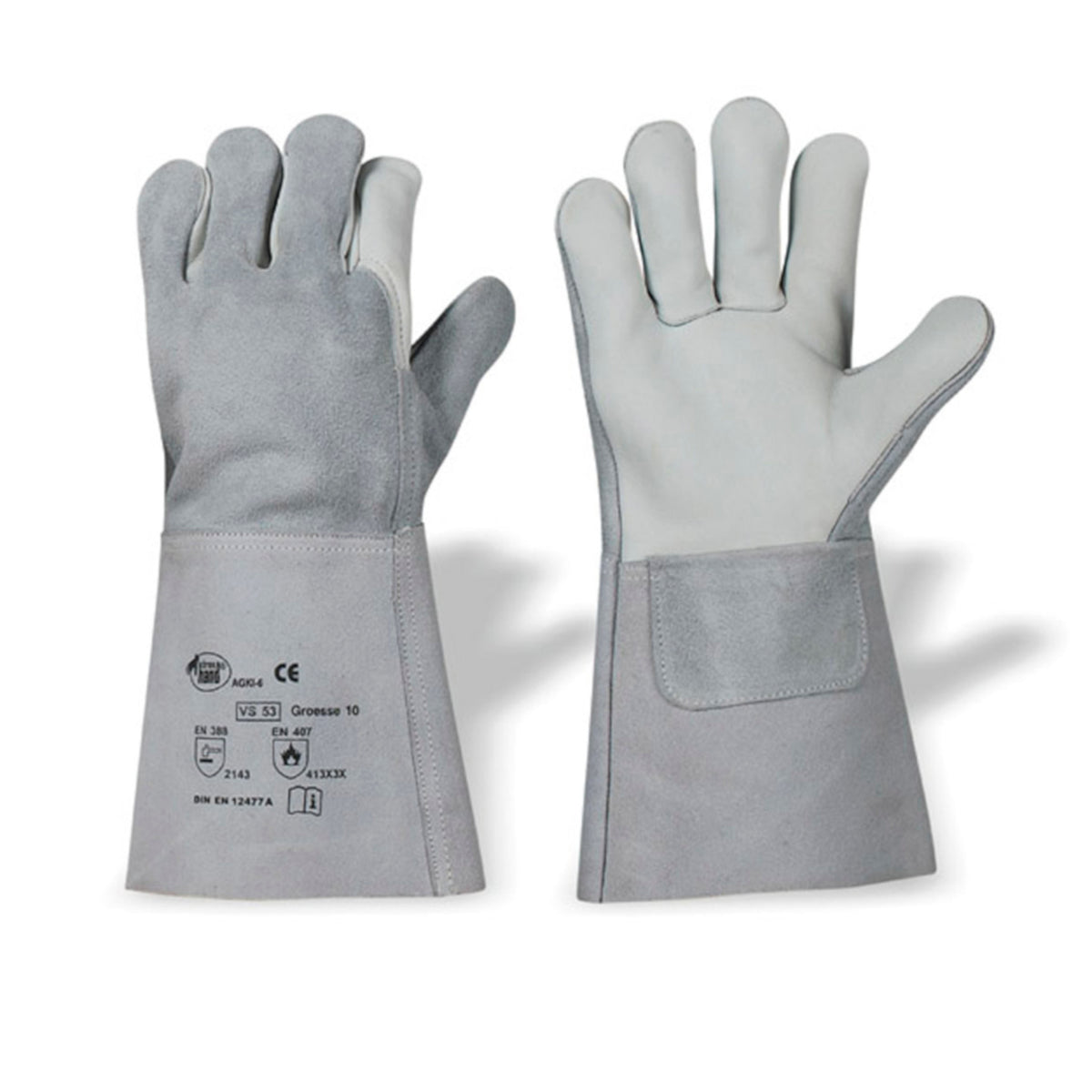 Schweißerhandschuh, Kombileder