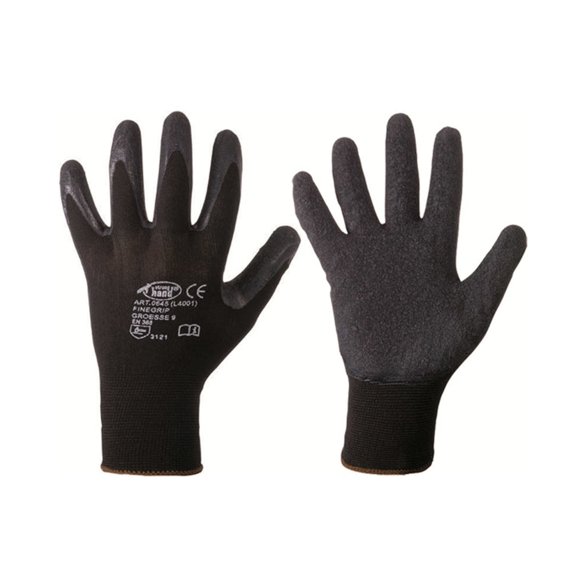 Feinstrickhandschuh mit Latexbeschichtung