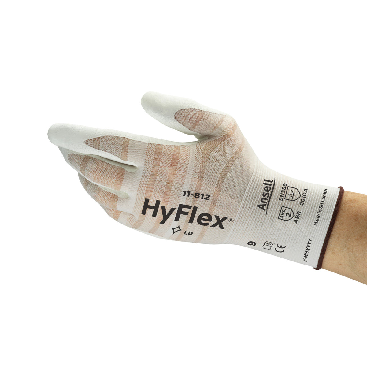 Montagehandschuh mit Sollreißstelle HyFlex® 11-812