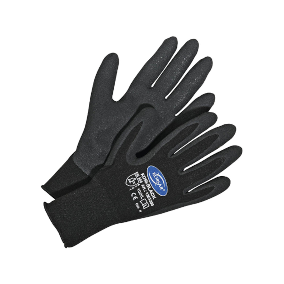 Nylonhandschuh mit Nitrilbeschichtung Kori-Black