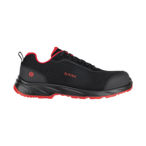 Sicherheitshalbschuh Pio S1PS FO LG SR ESD, schwarz, rot