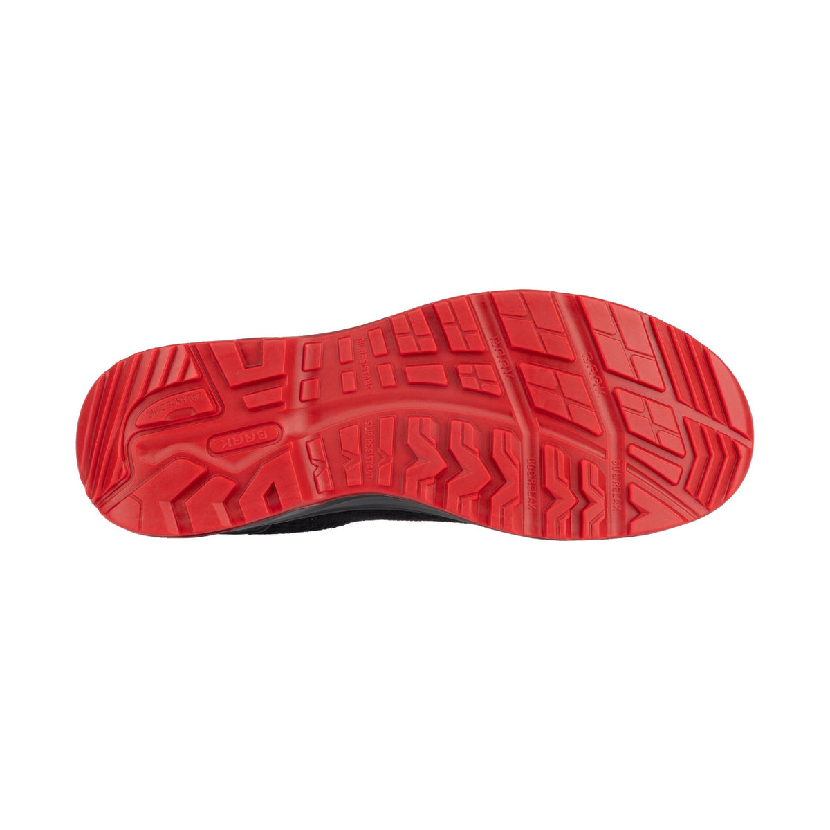 Sicherheitshalbschuh Pio S1PS FO LG SR ESD, schwarz, rot