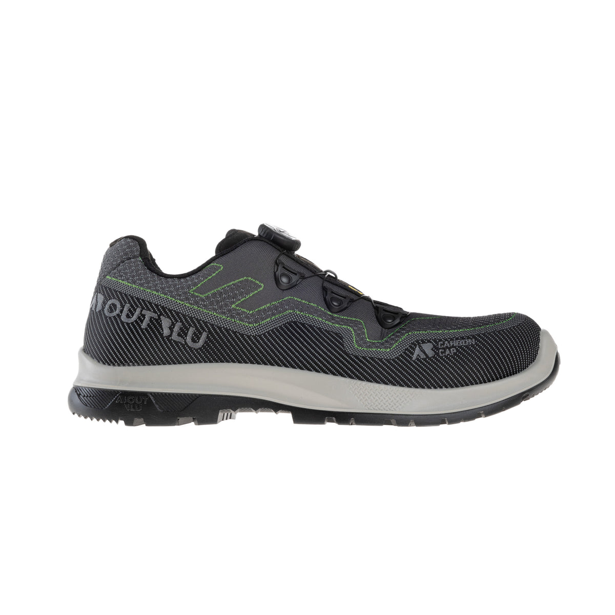 Sicherheitshalbschuh Twister Grey Low S3S, grau