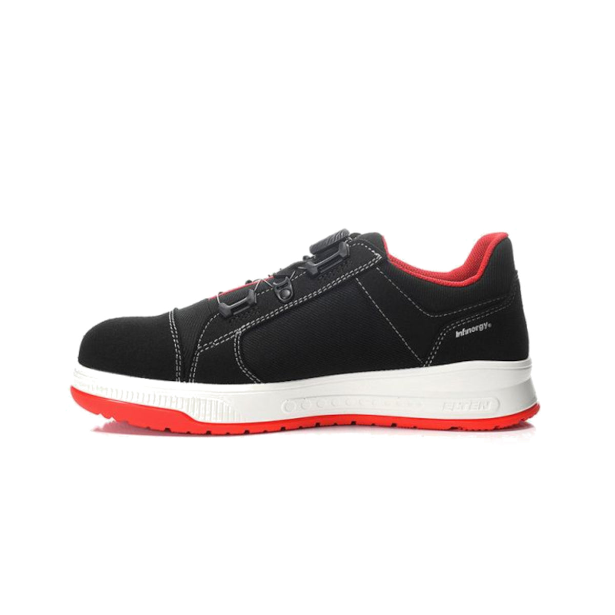Sicherheitshalbschuh ISAAK XXST BOA® black-red Low ESD S2