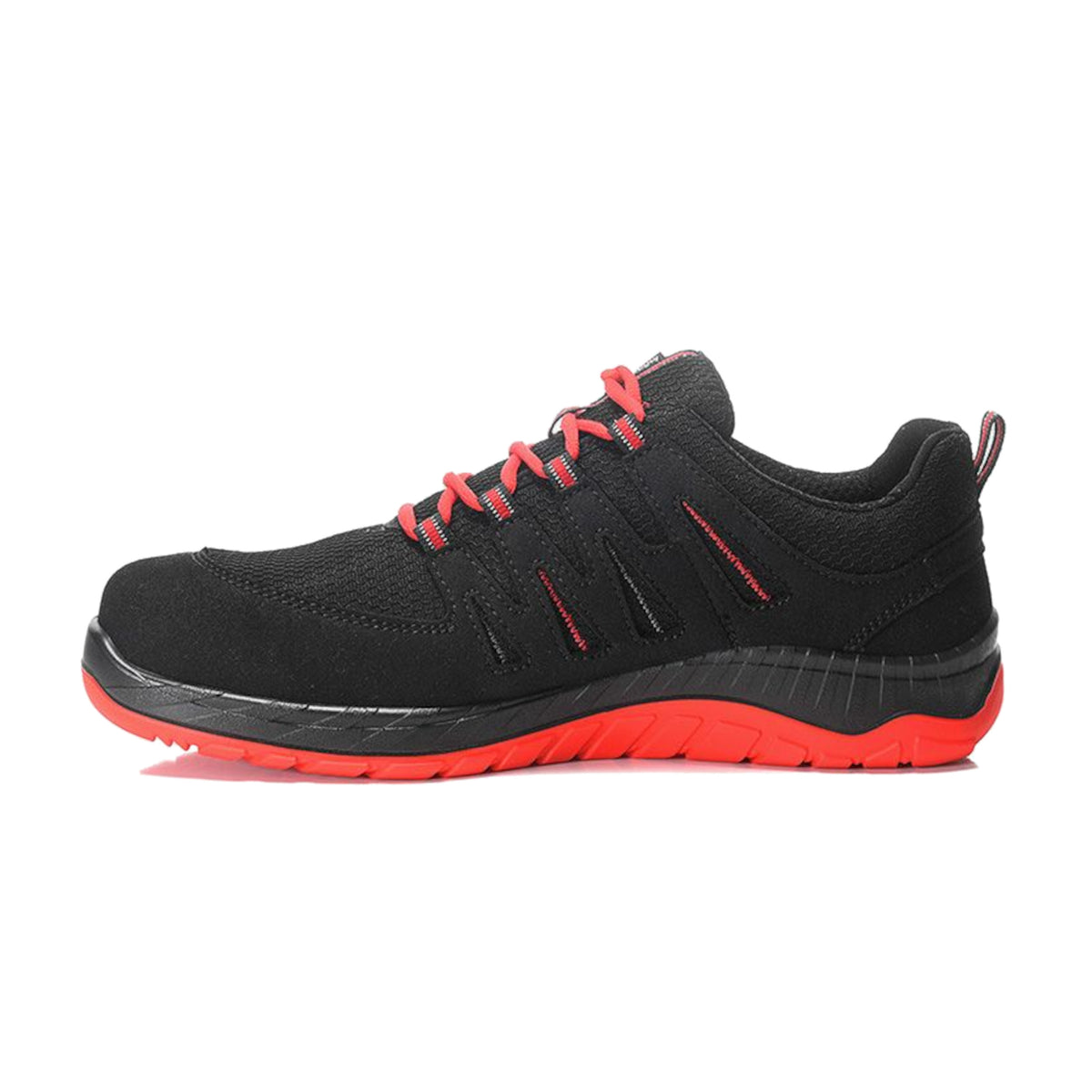 Sicherheitshalbschuh MADDOX Compo black-red Low ESD S3S