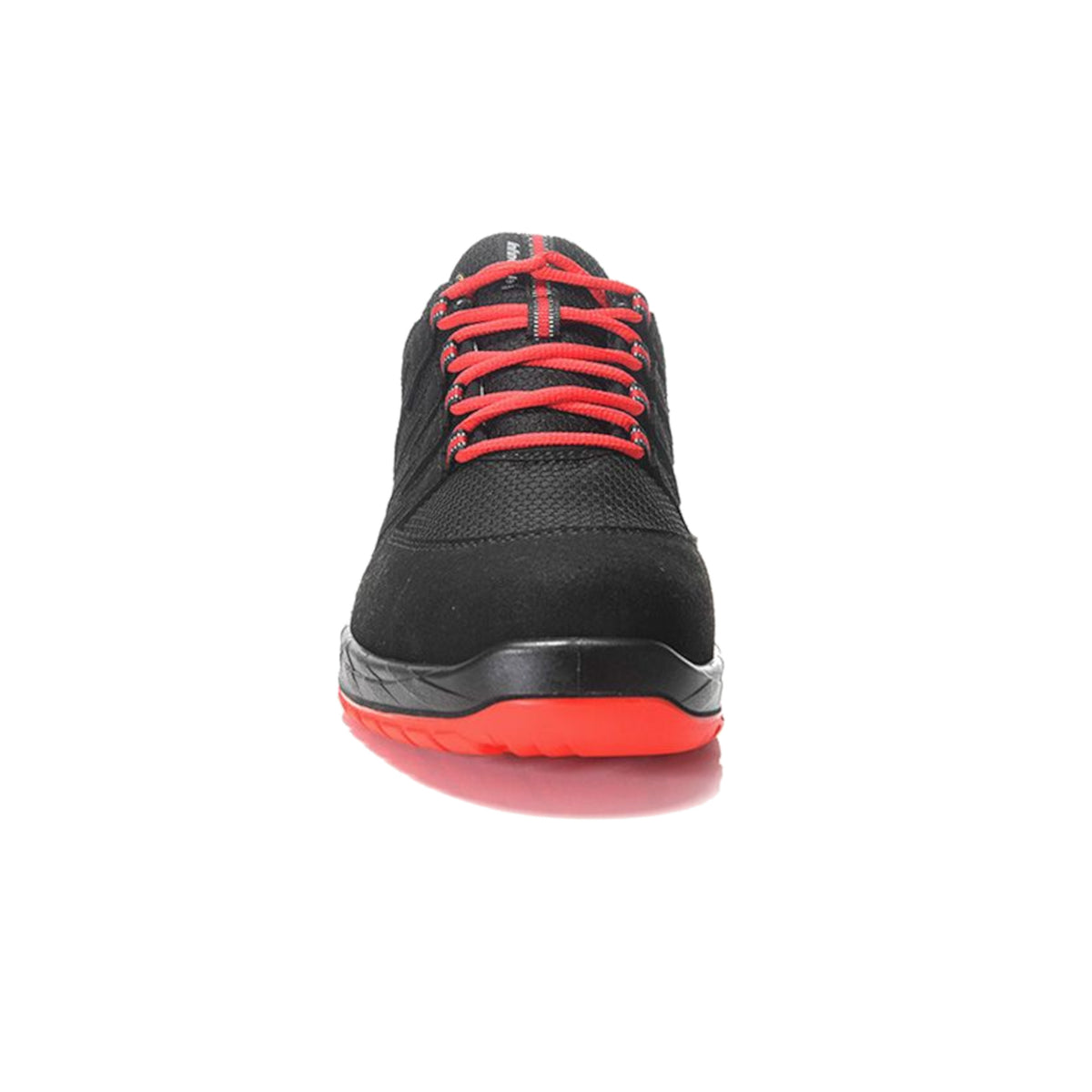 Sicherheitshalbschuh MADDOX Compo black-red Low ESD S3S