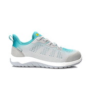 Sicherheits-Halbschuh LUANA grey-turquoise Low ESD S1