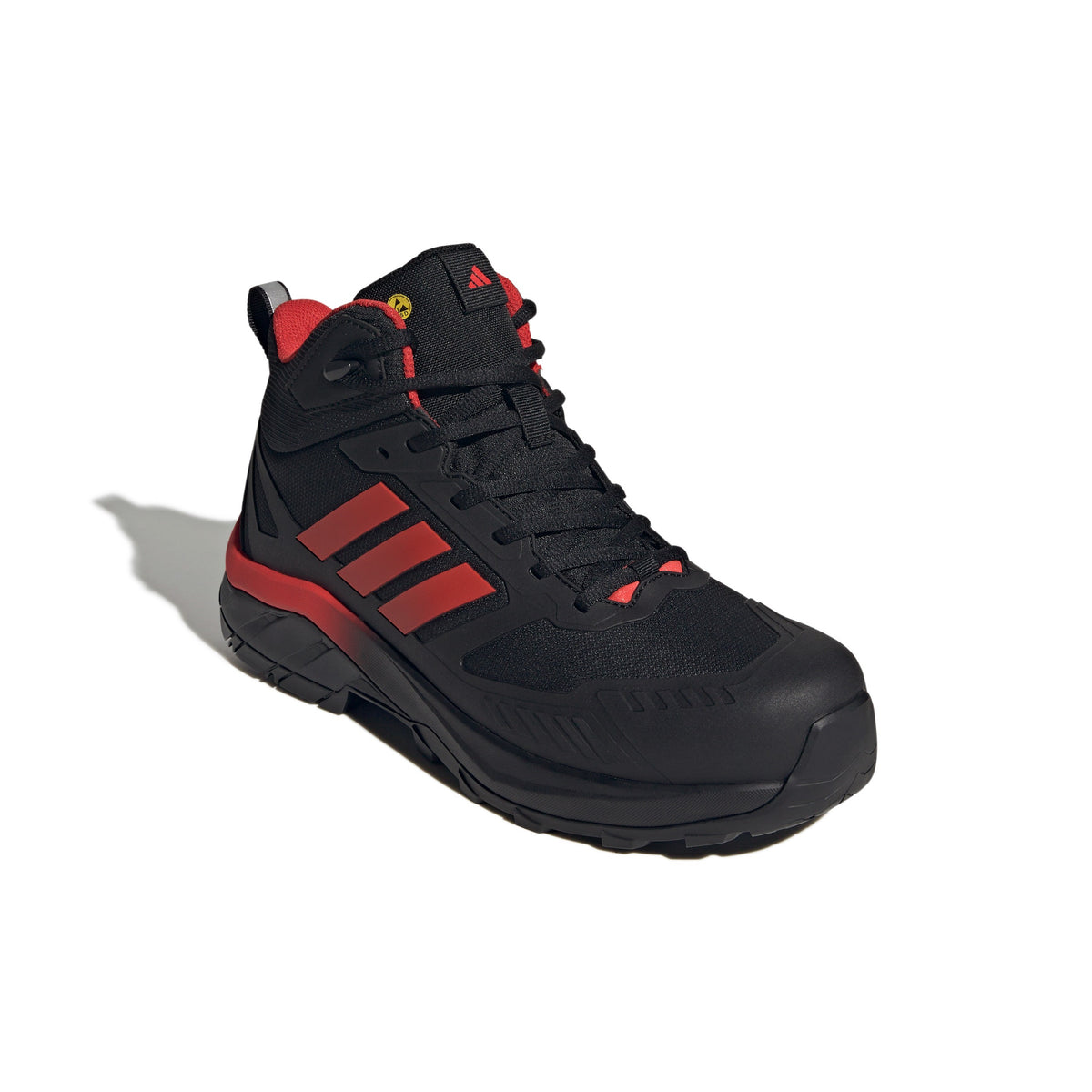 ADIDAS Sicherheitsschnürstiefel GRADIX MID S3S, schwarz/rot