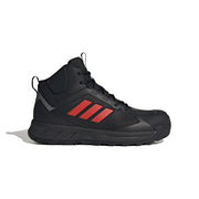 ADIDAS TORAVA MID S3S Safety Lace-Up Boots, black/red