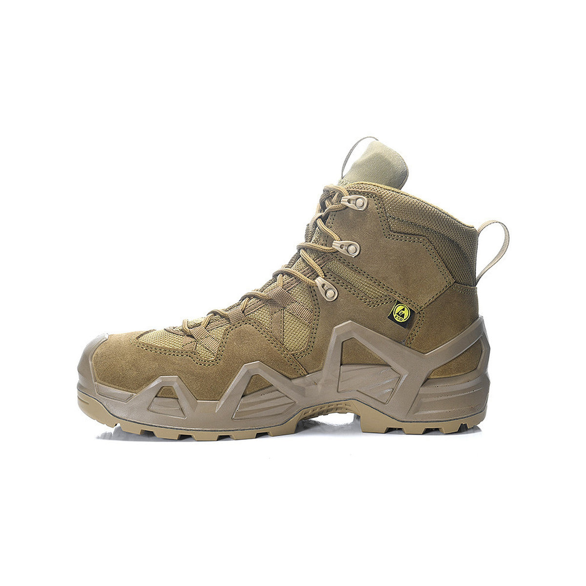 Safety lace-up boots LOWA ZEPHYR Work GTX® coyote Mid ESD S3S WR