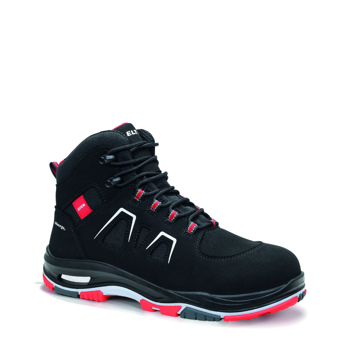 Sicherheits-Schnürstiefel ALAN XXTP black-red Mid ESD S3S