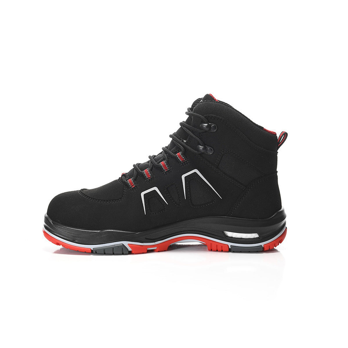 Sicherheits-Schnürstiefel ALAN XXTP black-red Mid ESD S3S