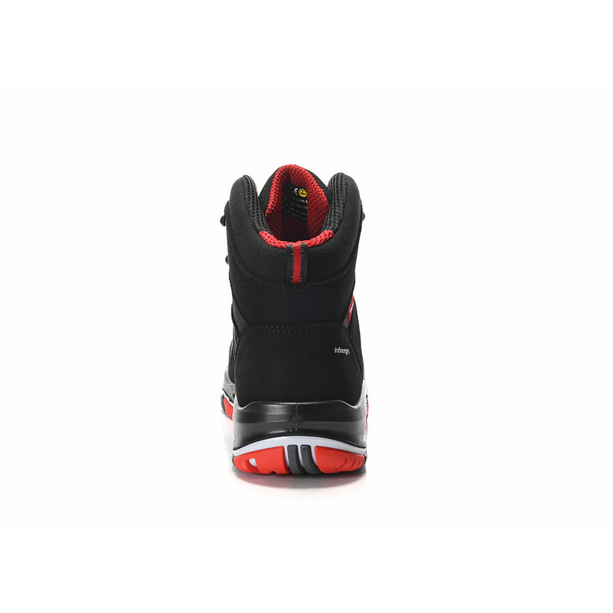 Sicherheits-Schnürstiefel ALAN XXTP black-red Mid ESD S3S