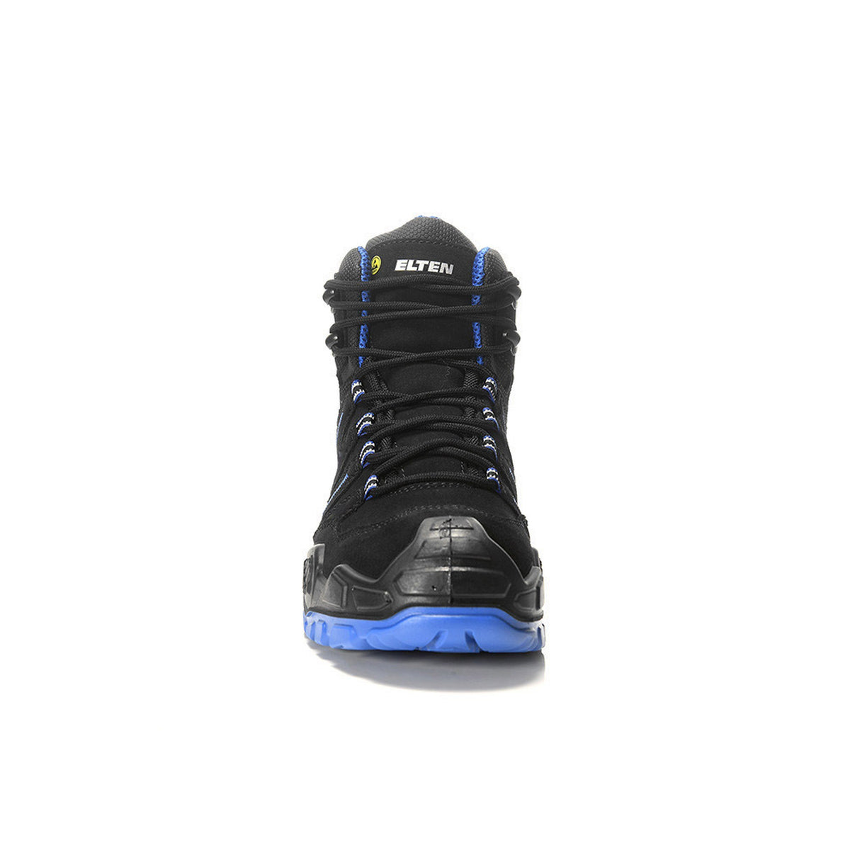 Safety lace-up boots QUENTIN black-blue Mid ESD S3S