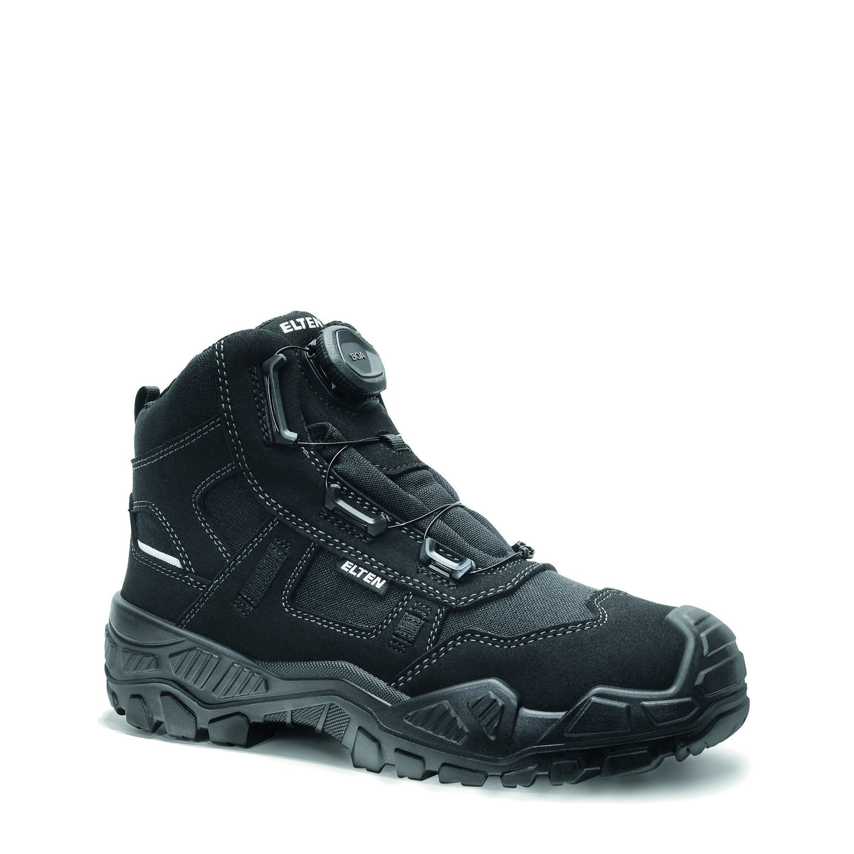 MIKE BOA® black Mid ESD S3S safety lace-up boots