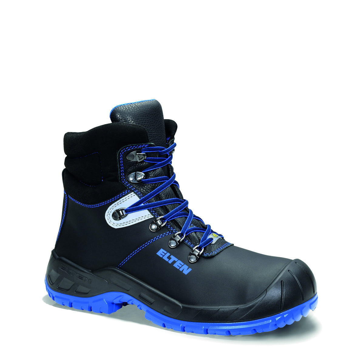 Safety lace-up boots ALESSIO blue Mid ESD S3S
