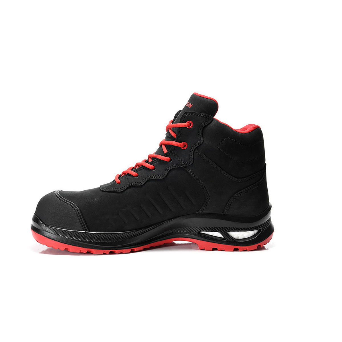 Sicherheits-Schnürstiefel STEWART XXG Pro GTX® black-red Mid ESD S3