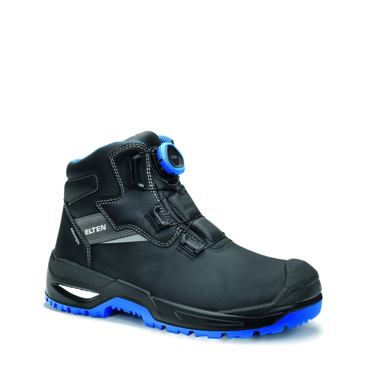 Sicherheits-Schnürstiefel STEFANO XXSG BOA® black-blue Mid ESD S3S