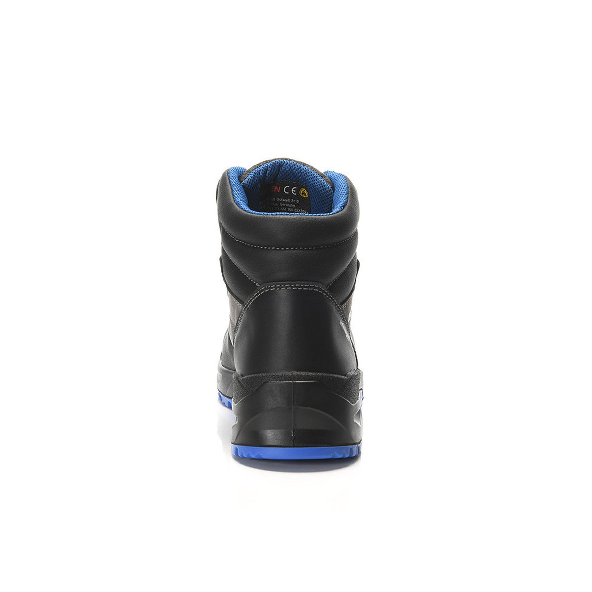 Sicherheits-Schnürstiefel STEFANO XXSG BOA® black-blue Mid ESD S3S