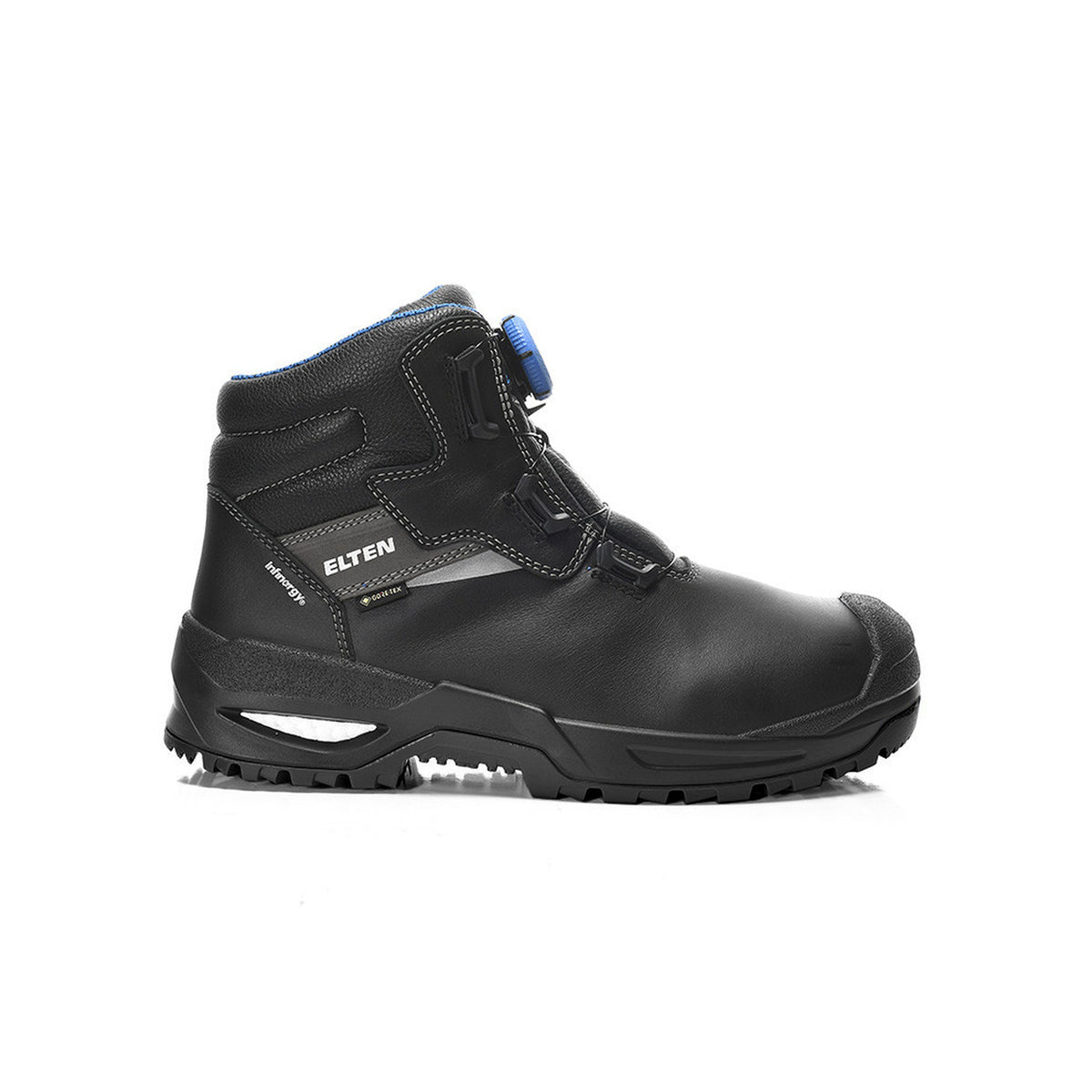 Sicherheits-Schnürstiefel STEFANO XXSG BOA® GTX® black-blue Mid ESD S3S WR