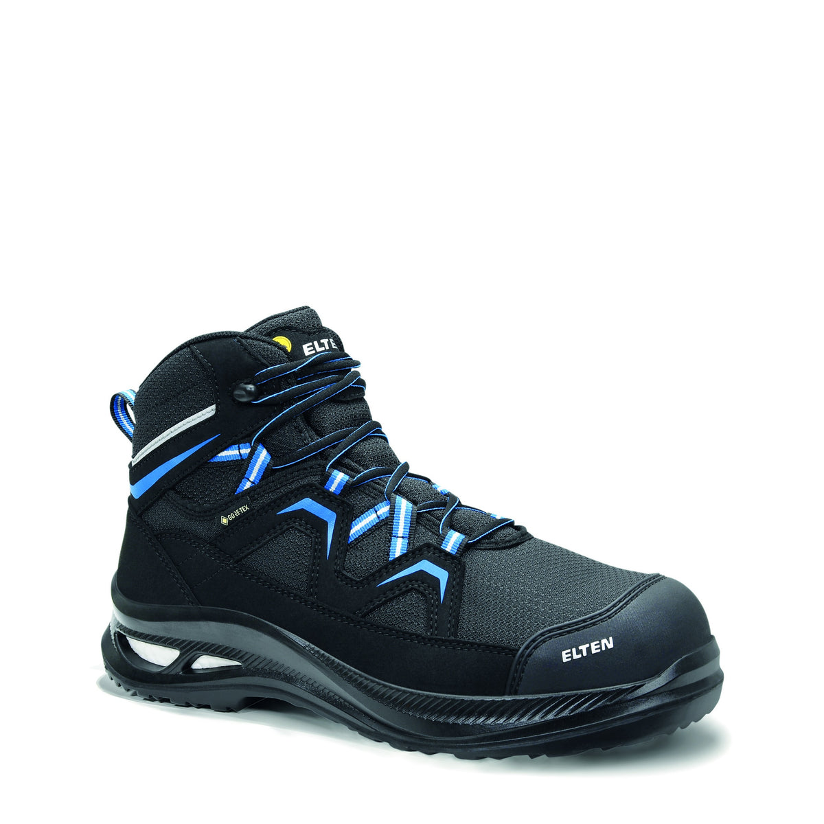 Safety lace-up boots FRY XXG Pro GTX® black-blue Mid ESD S3