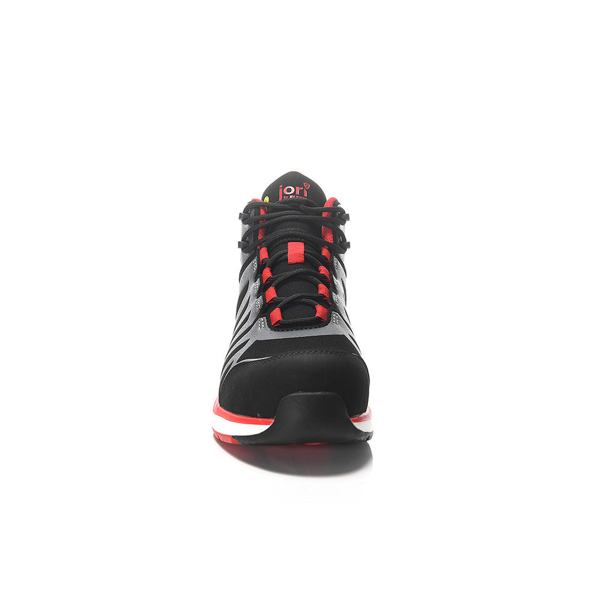 jo_RAPID black-red Mid ESD S3 safety lace-up boots