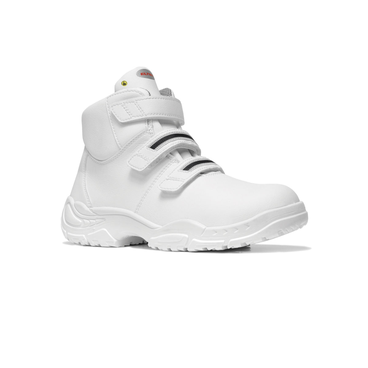 Sicherheits-Knöchelstiefel White Strap Mid ESD S3