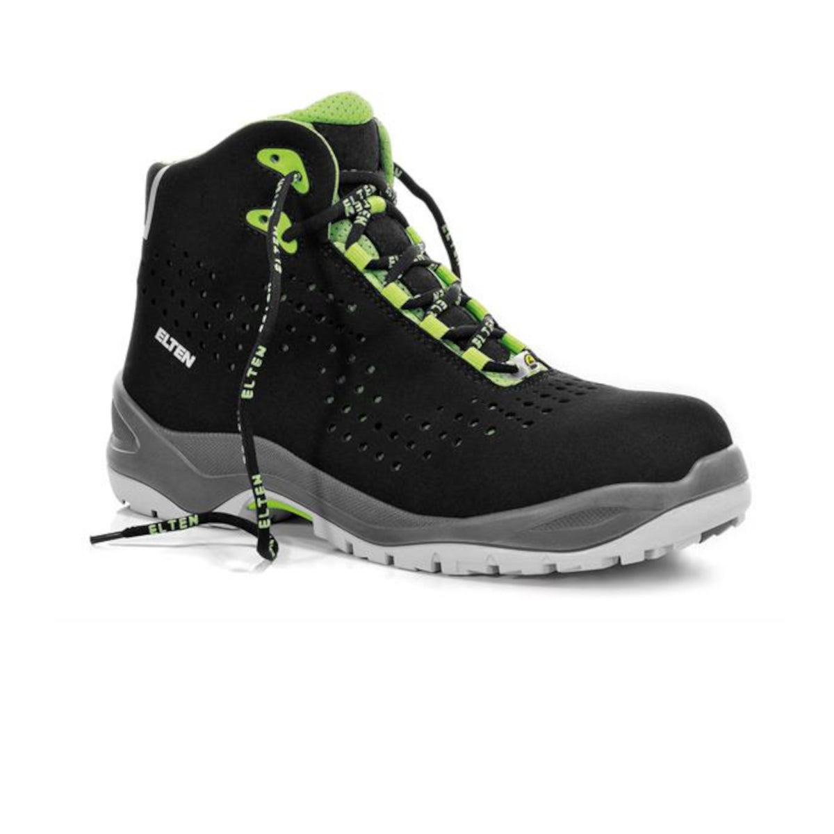 Sicherheits-Schnürstiefel -IMPULSE green Mid ESD S1P