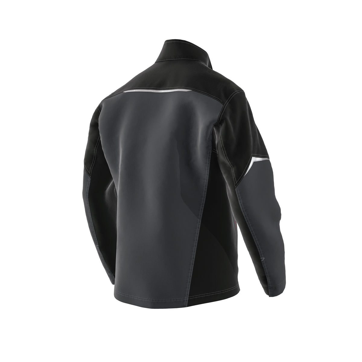 BP® Arbeitsjacke für Herren 2438 – anthrazit/schwarz, Rückansicht