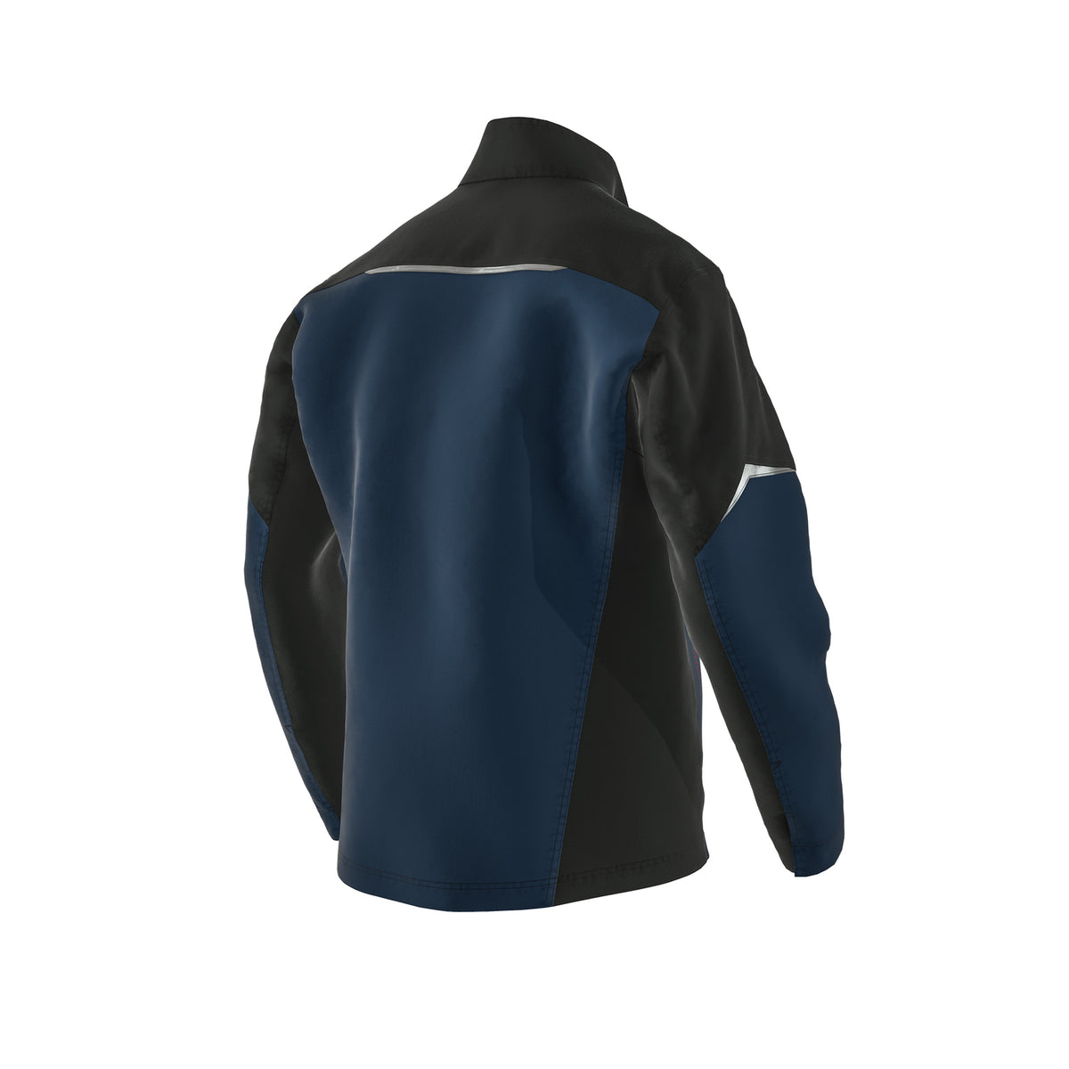 BP® Arbeitsjacke für Herren 2438 – nachtblau/schwarz, Rückansicht