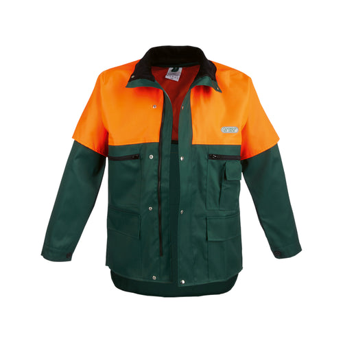 Waldarbeiterjacke mit Schnittschutzeinlage