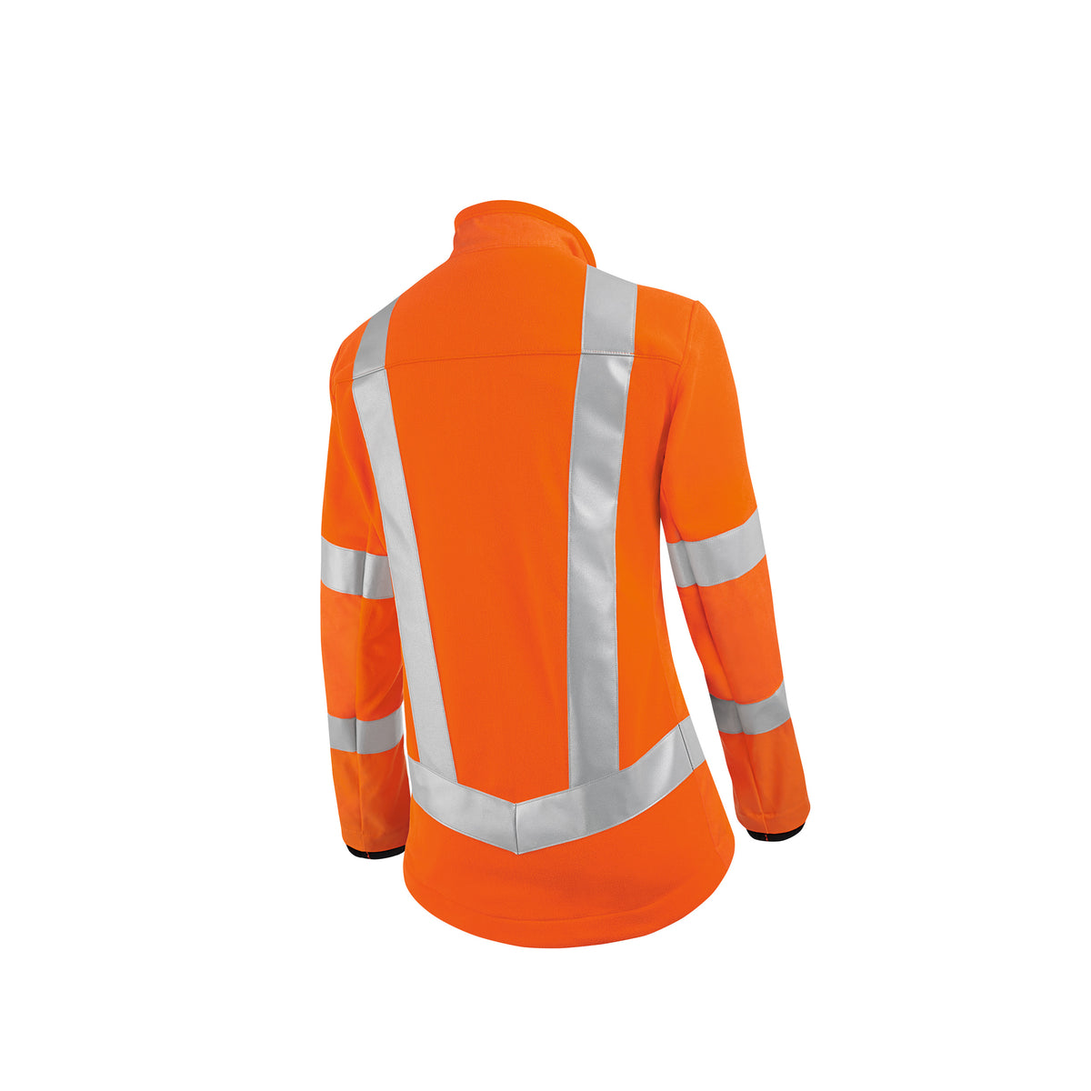 Damen-Warnschutz-Hybridjacke BP® 2017 – leuchtorange, Rückansicht