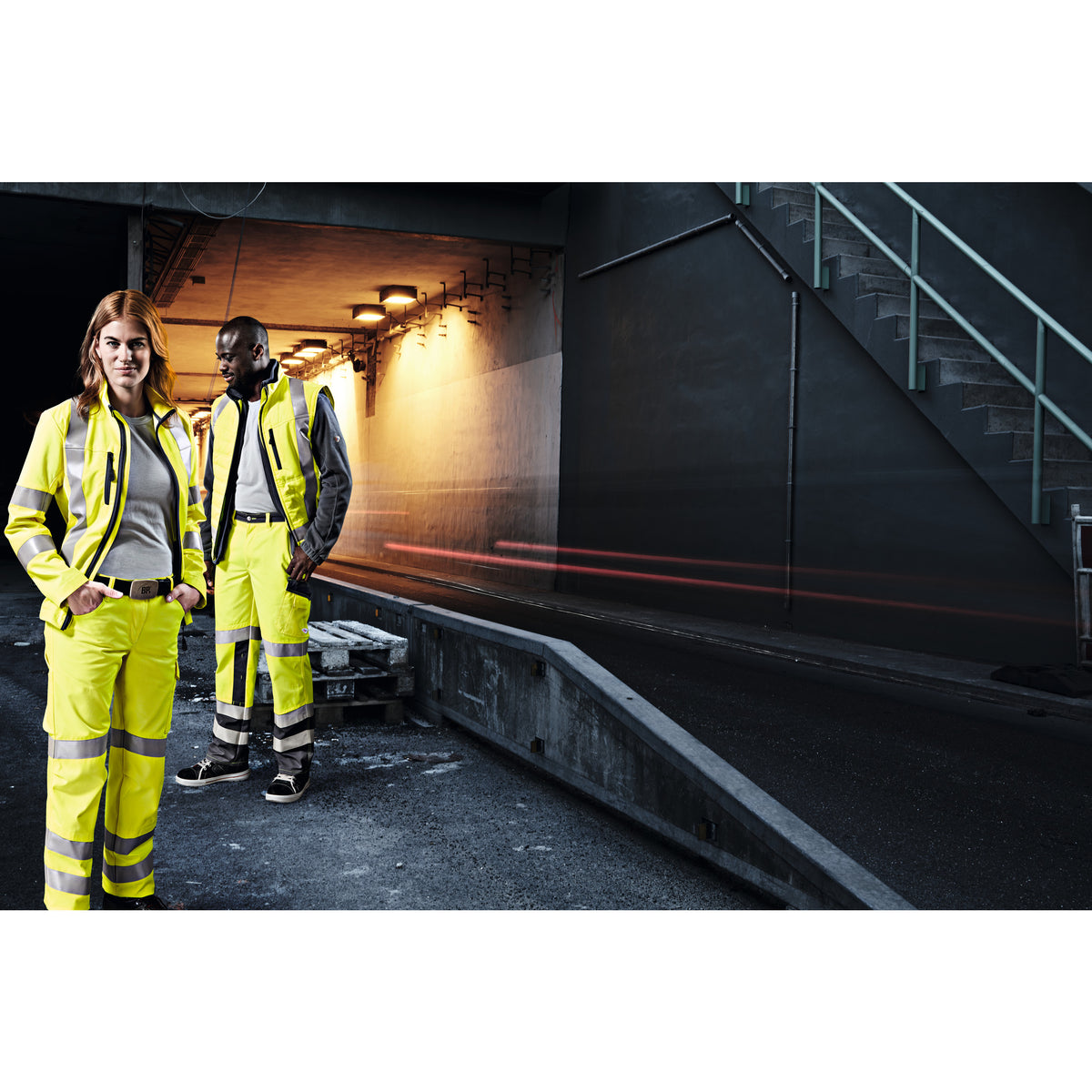 Warnschutz-Thermoweste BP® 2113 – leuchtgelb, Anwendungsbild